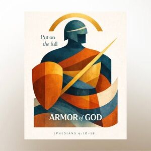 DDS Art Print, 8x10, Bible Verse, Paper Print, Unframed, Brave Series